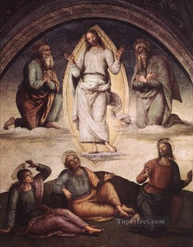 ピエトロ・ペルジーノ Painting - 変容 1498年 ルネサンス ピエトロ・ペルジーノ